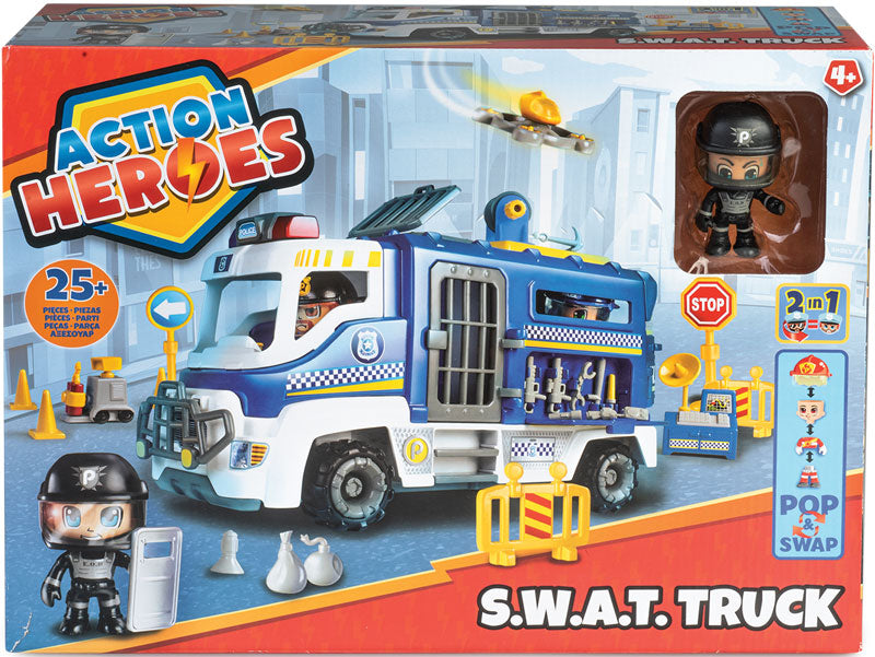 ACTION HEROES POLICE SWAT TRUCK