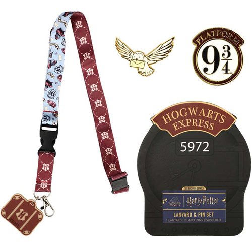 Harry Potter Hogwarts Express Pin and Lanyard Set