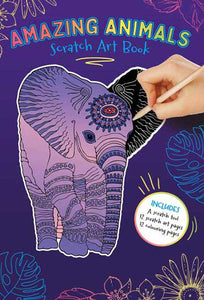 AMAZING ANIMALS SCRATCH ART BOOK