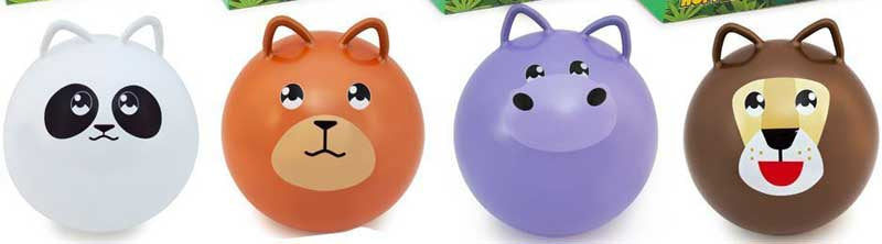 ANIMAL SPACE HOPPERS-4 ASSORTED