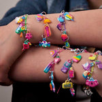 ANN WILLIAMS CRAFT-TASTIC PUFFY CHARM BRACELET ASSORTED