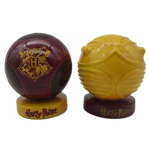 Harry Potter Quaffle Snitch Ceramic Salt and Pepper Shaker