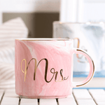 Mr/Mrs Couple Marble Mug