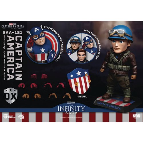 Marvel Infinity Saga Captain America EAA-121 Deluxe Version Action Figure