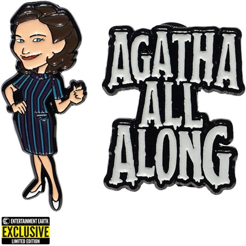 WandaVision Agatha All Along Enamel Pin Set - Entertainment Earth Exclusive