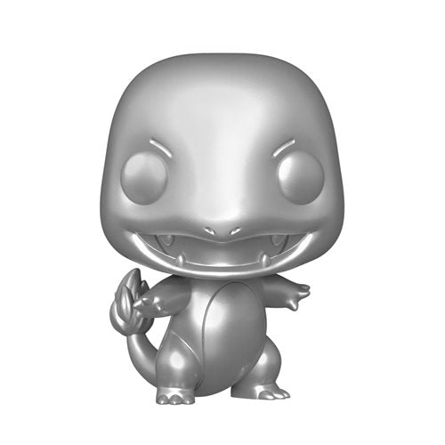 Pokemon Charmander Metallic Silver Pop! Vinyl Figure