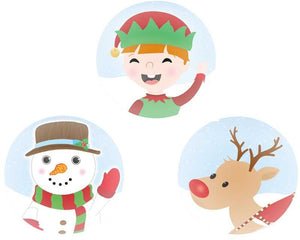 BALL JET 3.3CM CHRISTMAS 4 ASSORTED COLS