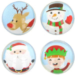 BALL JET 3.3CM CHRISTMAS 4 ASSORTED