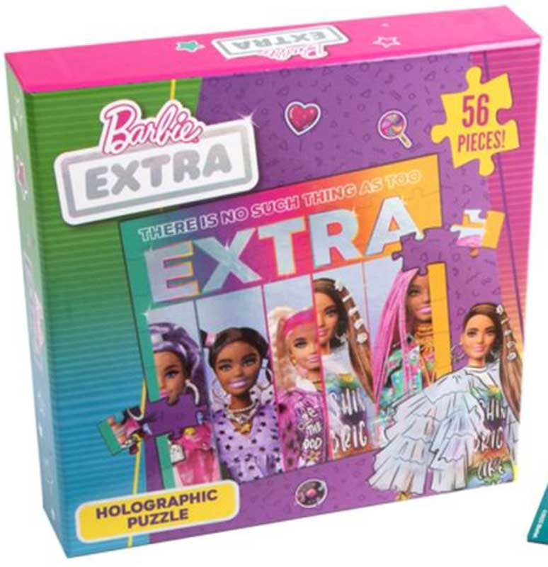 BARBIE 56PC HOLOGRAPHIC PUZZLE