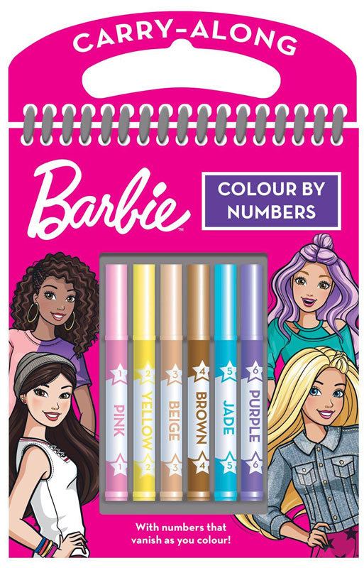 BARBIE COLOUR BY NUMBERS