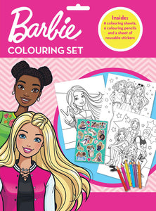 BARBIE COLOURING SET