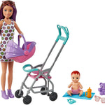 BARBIE SKIPPER BABYSITTERS INC DOLLS AND PLAYSET