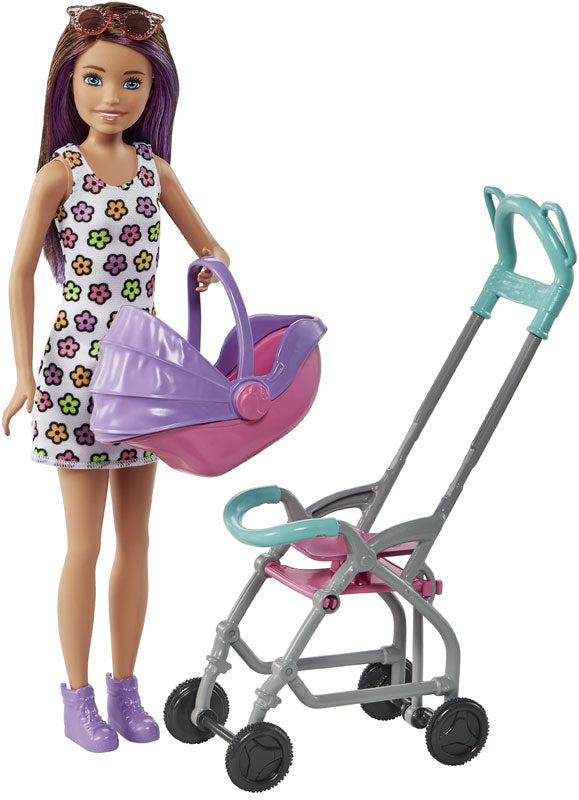 BARBIE SKIPPER BABYSITTERS INC DOLLS AND PLAYSET