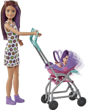 BARBIE SKIPPER BABYSITTERS INC DOLLS AND PLAYSET