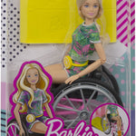 BARBIE WHEELCHAIR DOLL BLONDE