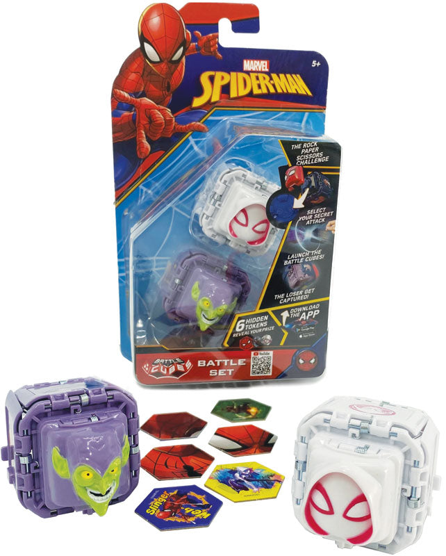 BATTLE CUBE 2 PACK SPIDERMAN ASSORTED