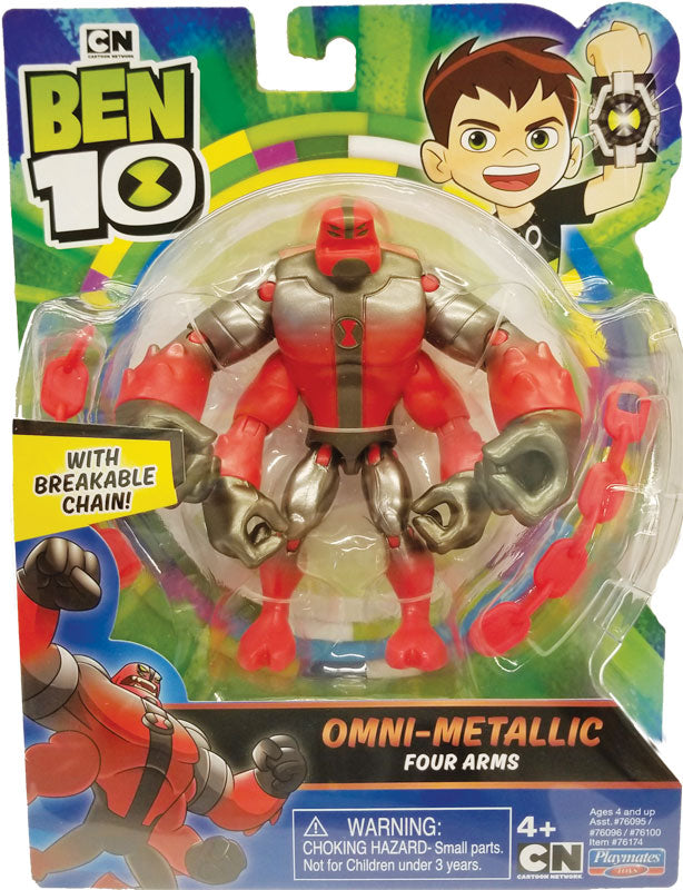 BEN 10 ACTION FIGURES METALLIC THEME - FOUR ARMS