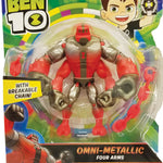 BEN 10 ACTION FIGURES METALLIC THEME - FOUR ARMS