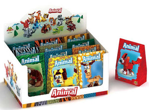 BLOCKS ANIMALS KIT 12 ASSORTED