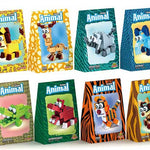 BLOCKS ANIMALS KIT 12 ASSORTED