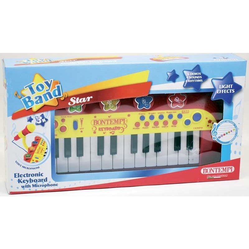 BONTEMPI ELECTRONIC KEYBOARD WITH MICROPHONE