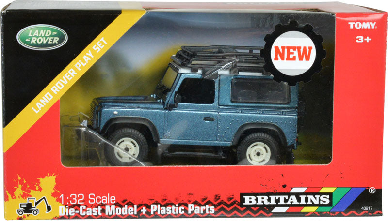 BRITAINS LAND ROVER DEFENDER WITH ROOF RACK AND WINCH