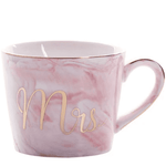 Mr/Mrs Couple Marble Mug