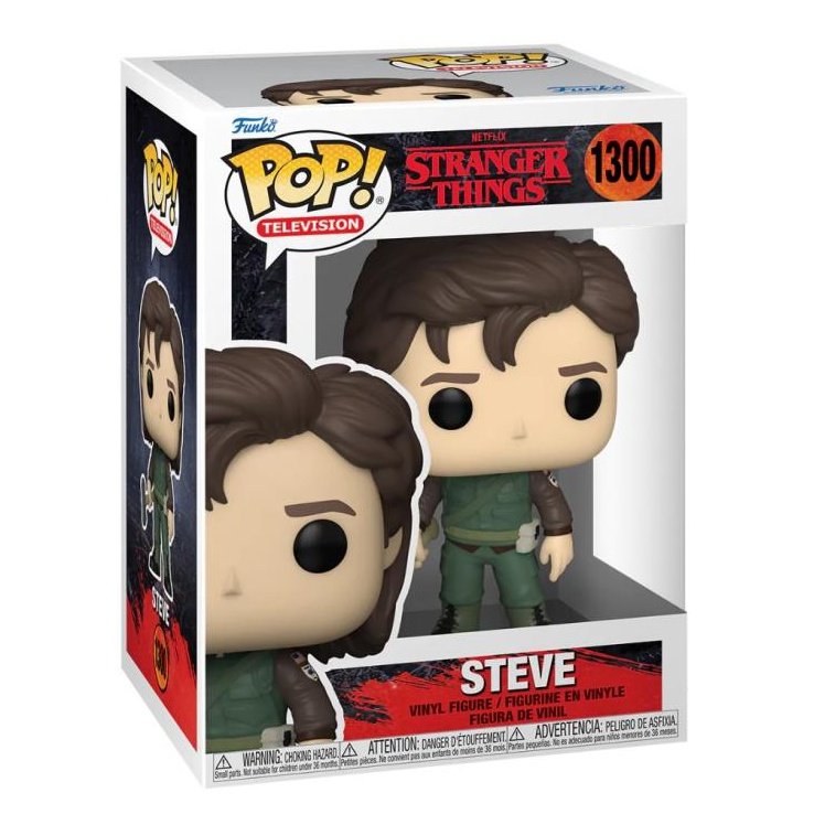 Stranger Things Season 4 Steve Harrington as a Hunter Pop Vinyl Figure –  The Family Gadget