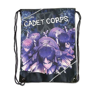 Attack on Titan Group Navy Blue Drawstring Bag