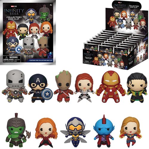 Marvel Infinity Saga 3D Foam Bag Clip Display Case 24