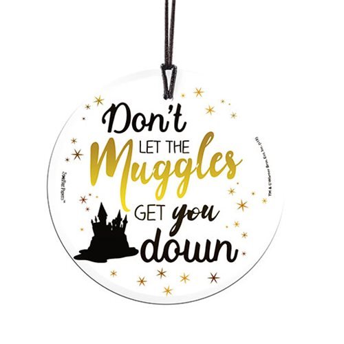 Harry Potter Don't Let the Muggles StarFire Prints Hanging Glass Ornament