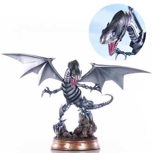 Yu-Gi-Oh! Blue-Eyes White Dragon 14-Inch Silver Statue