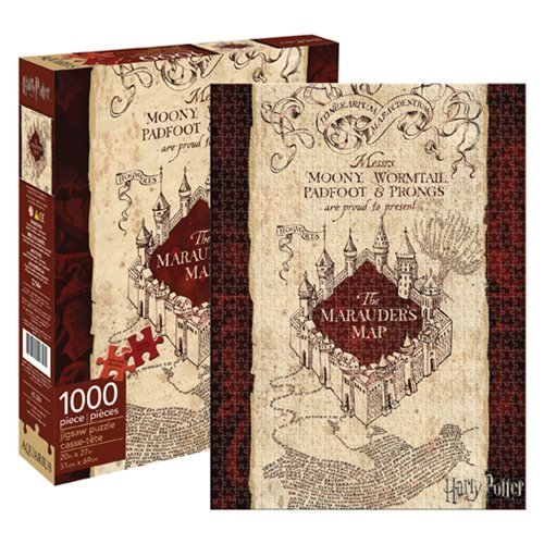 Harry Potter Marauder's Map 1,000-Piece Puzzle