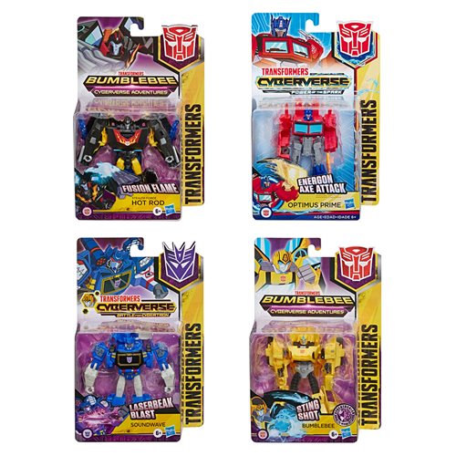 Transformers Cyberverse Warrior Wave 6 Revision 1 Set of 4