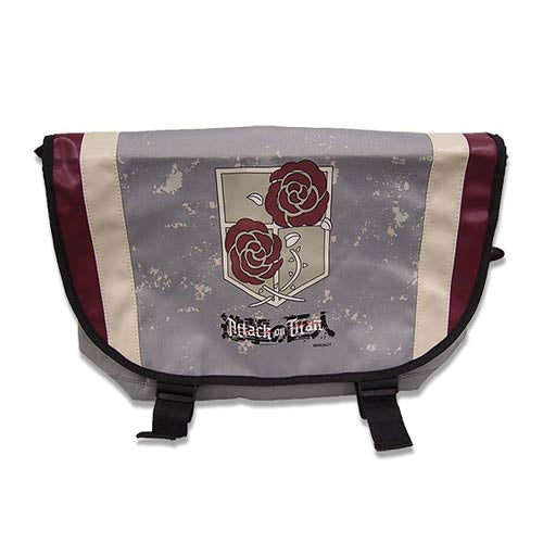 Attack on Titan Garrison Regiment Gray Messenger Bag