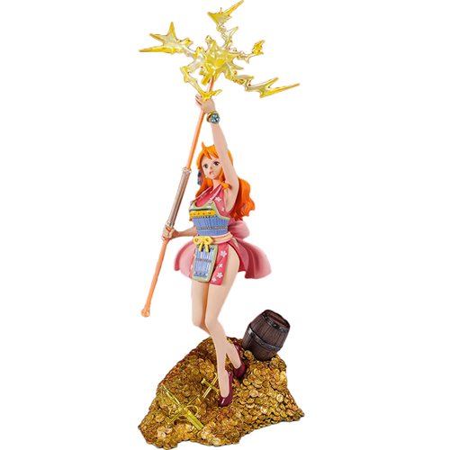 One Piece Nami WT100 Commemorative Eiichiro Oda Illustration FiguartsZERO Statue