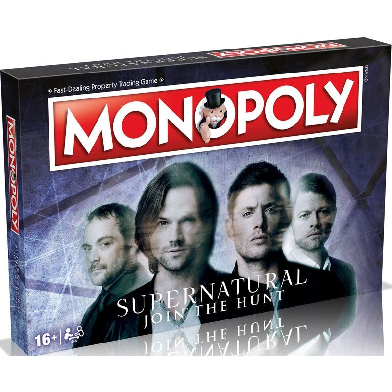 Winning Moves Supernatural Monopoly Board Game, Join The Winchester Brothers Sam and Dean, Advance to Vampire and Werewolf and Trade Your Way to Success