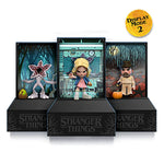 Display Mode 2 of Netflix Stranger Things Upside Down Capsules. Demogorgon, Eleven, and Hopper.