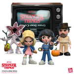 Netflix Stranger Things Upside Down Capsule. Demogorgon, Eleven, Mike and Hopper.