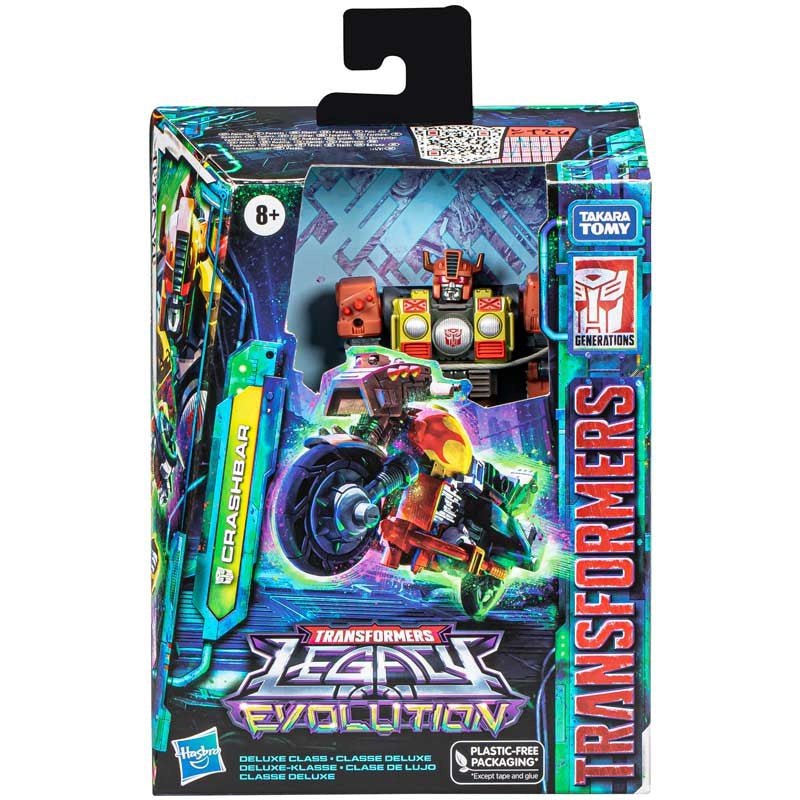 Transformers Toys Legacy Evolution Deluxe Crashbar Toy, 5.5-inch, Action Figure, Hasbro